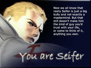 I'm Seifer!